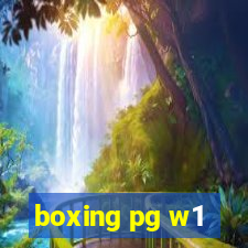 boxing pg w1